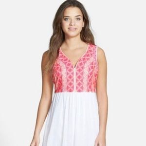 vineyard vines embroidered maxi dress